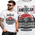 KOSZULKA ŚMIESZNA  AMERICAN MUSCLE CAR